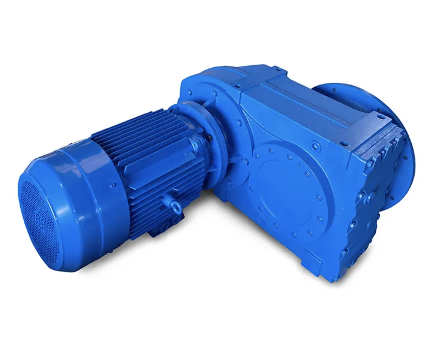OEM Parallel Shaft Helical Gear Reducer Gearmotor 1:80 Ratio For Bucket Elevator