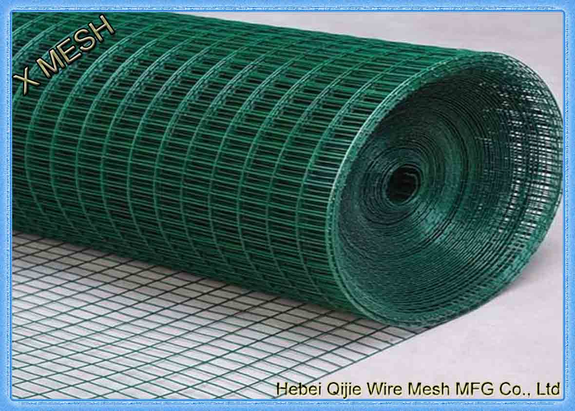 green colored welded wire mesh rolls