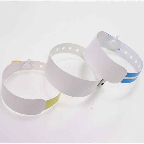 Quality Laser Printing Hospital Patient Wristband On Arm Secure Identification for sale