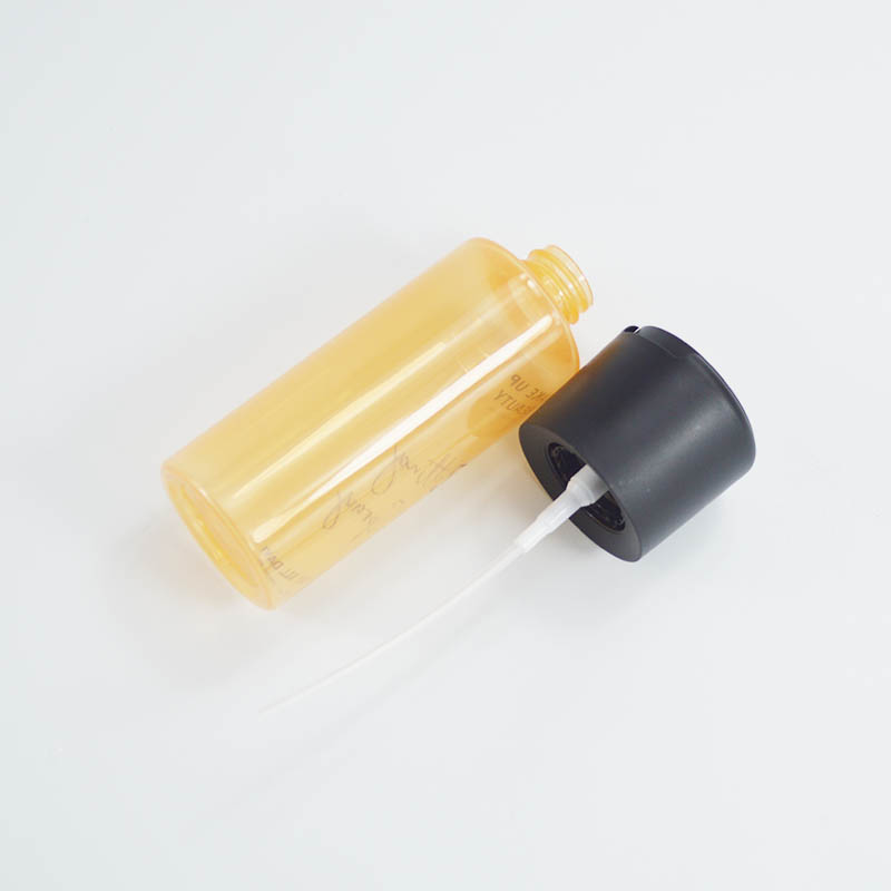 PET Collar Cosmetic Package 100ml Frosty Cleaner Mist Spray Bottle for Fragrances