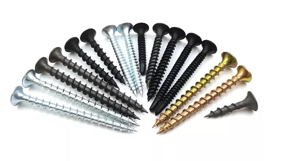 Black Fine Thread Drywall Screws Bugle Head Black Gypsum Board Screw