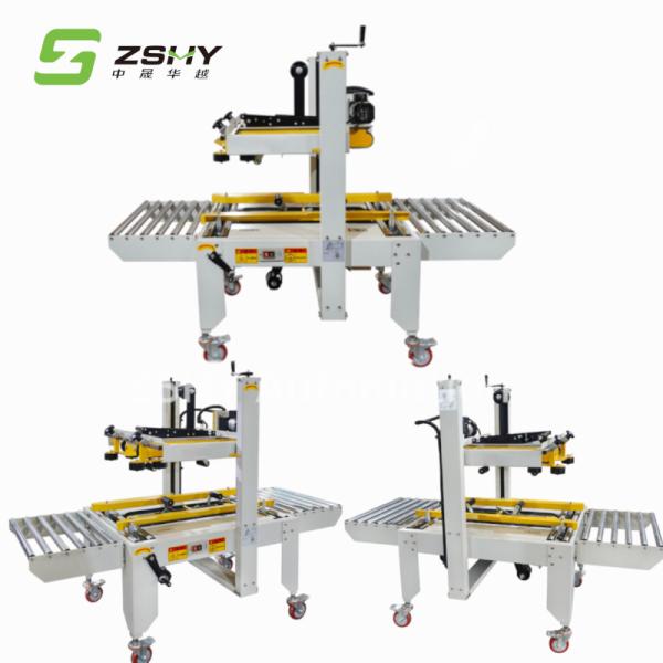 240W Cardboard Box Up And Down Driven Automatic Sealing Machine For Food Packing