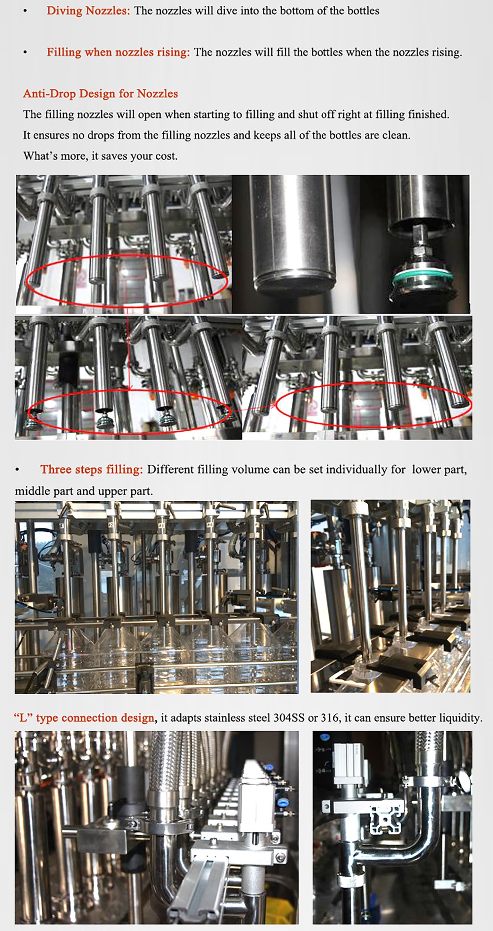 High Accuracy Industrial Bottling Equipment 220V 50HZ Energy Saving