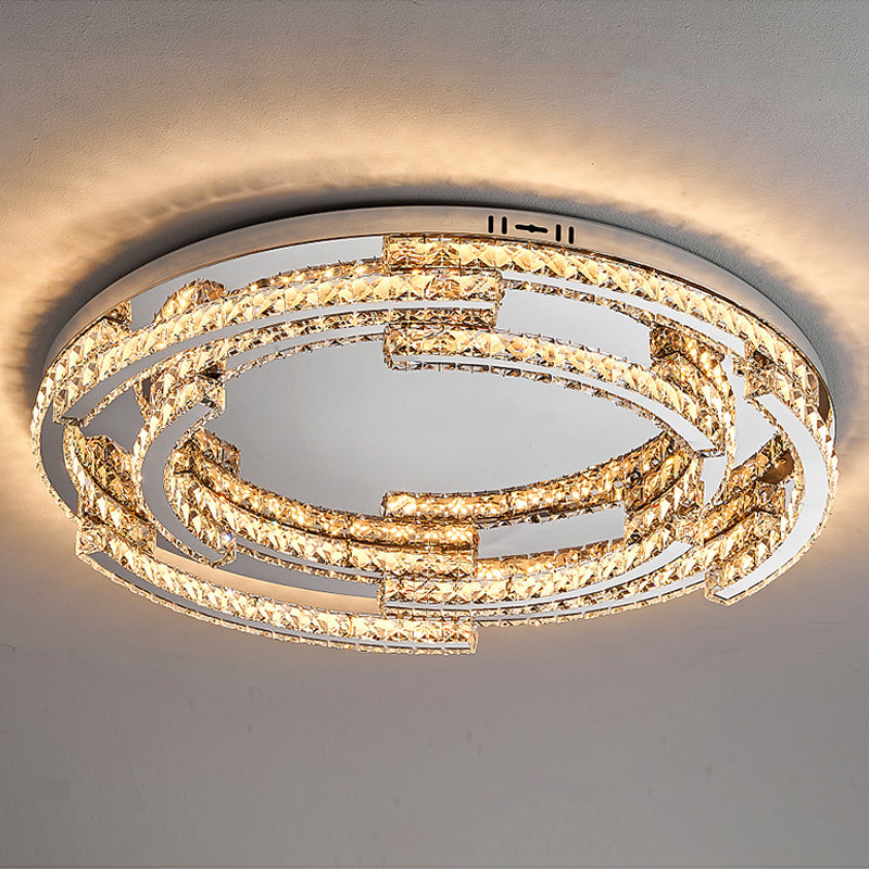 Luxury Crystal Ceiling Lamp Suitable for Living Room Bar Bedroom Ceiling Lamp(WH-CA-102)