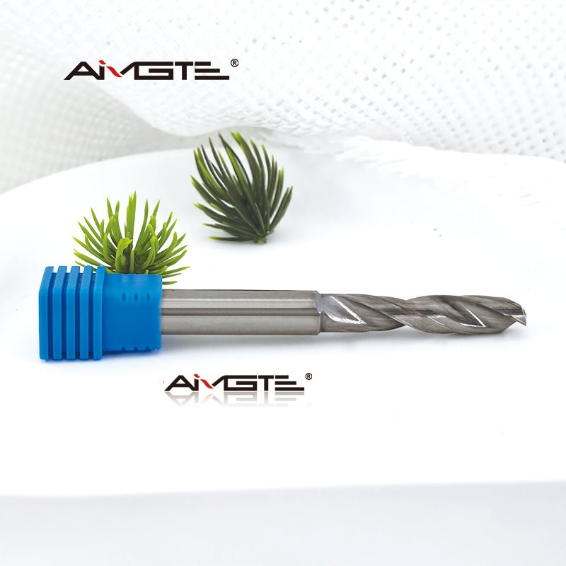 2 Flute Coolant Through Drill for Aluminum High Speed CNC Carbide Drill Bit with Internal Coolant Channels Precision Hole Making Tool