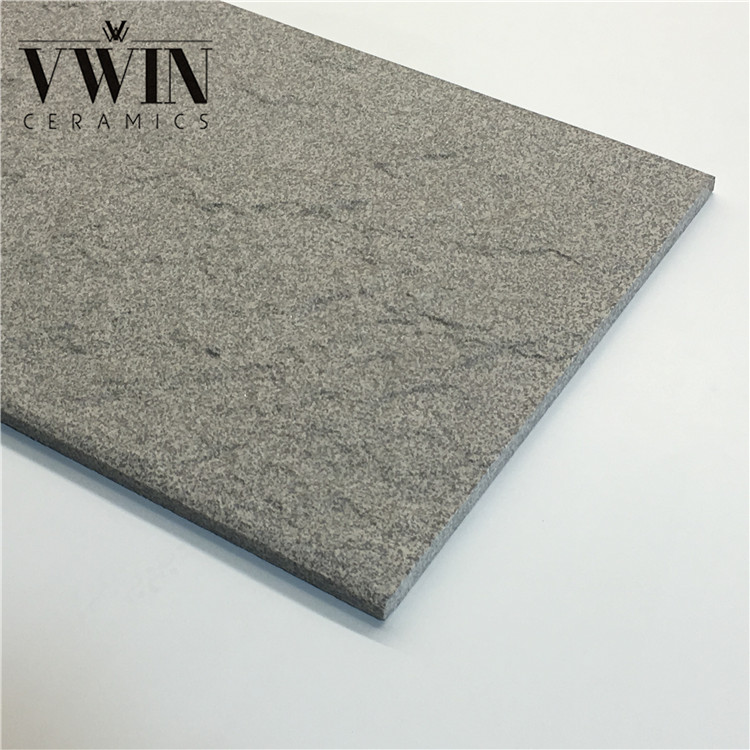 Apartment Exterior Brick Facade Tiles for Walls Decorative Cement Patterned Grey Wall Tile