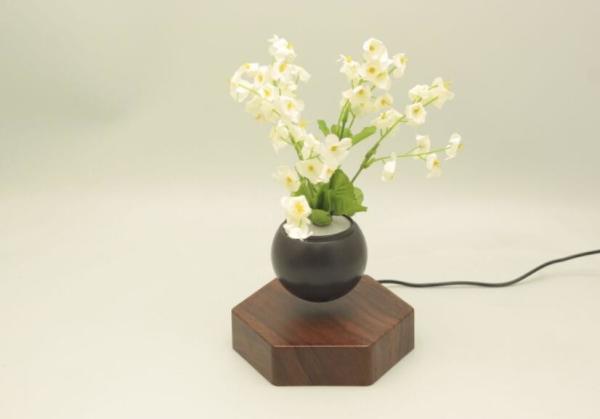 Levitating Floating Flower Pot, Magnetic Levitating Air Bonsai, Home office