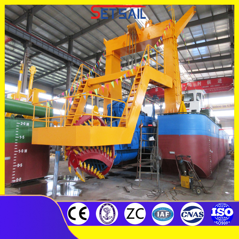 PLC Siemens Water Flow 5000m3 Diesel Engine Cutter Suction Dredger