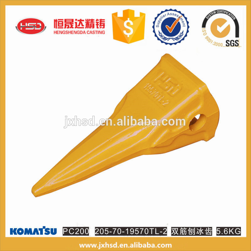 PC200 high quality excavator spare parts bucket teeth