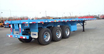 CIMC Best Quality 3-4 Axles 60t New lowbed Low Bed Semi Trailer 3 Axles 80t Lowbed Lowboy Low Flatbed Trailer For Sale