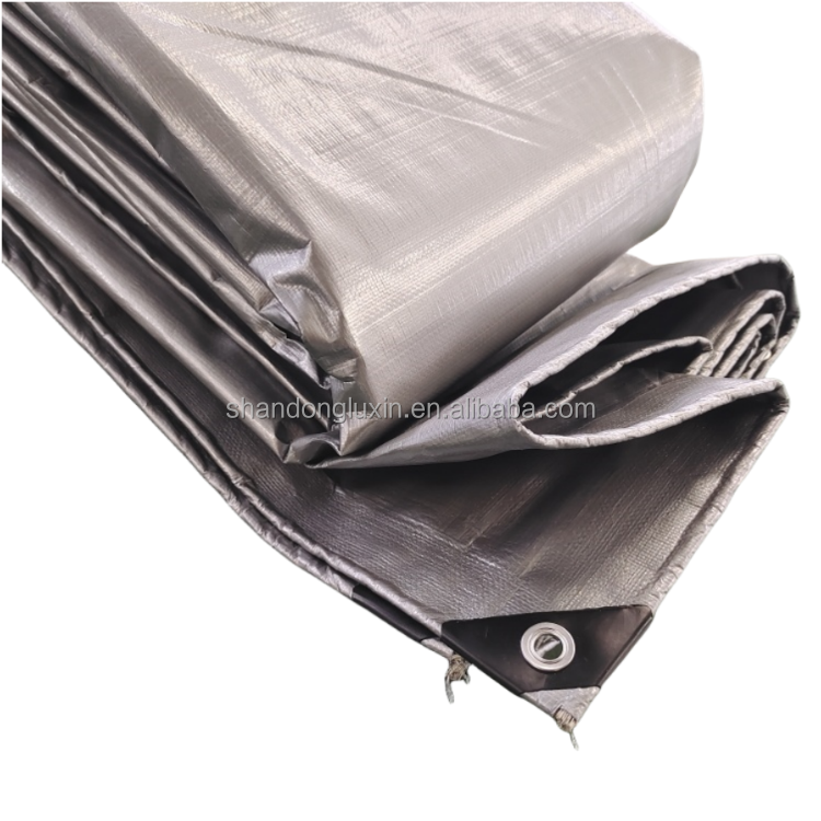 UV Treated PE Tarpaulin with High Density 8*8-14*14 Waterproof Outdoor Items
