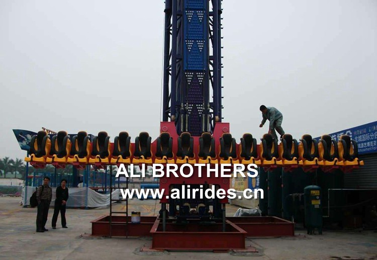 Mechanical amusement jumping frog rides/Fiberglass ride amusement jumping frog/park popular sky drop
