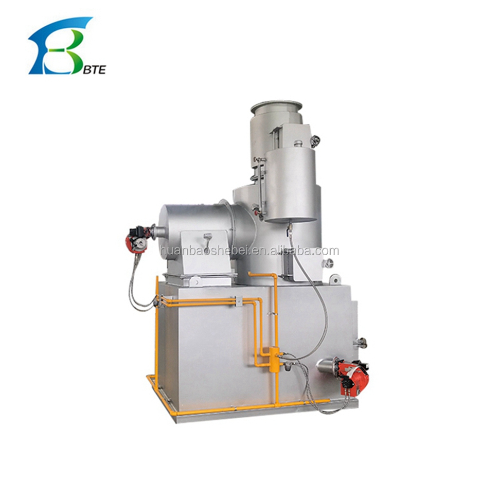 Farms Diesel Fuel Pet Animal Crematory Incinerator 750L/H for Environmental Protection