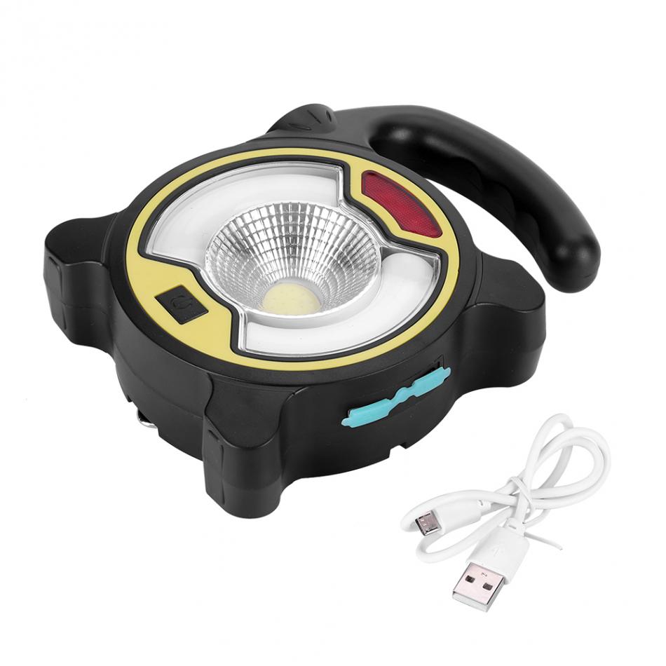 Outdoor Flashlights Luminaire LED 6LEDs Solar Power Collapsible Portable LED Rechargeable Hand Lamp Camping Lantern Ligh
