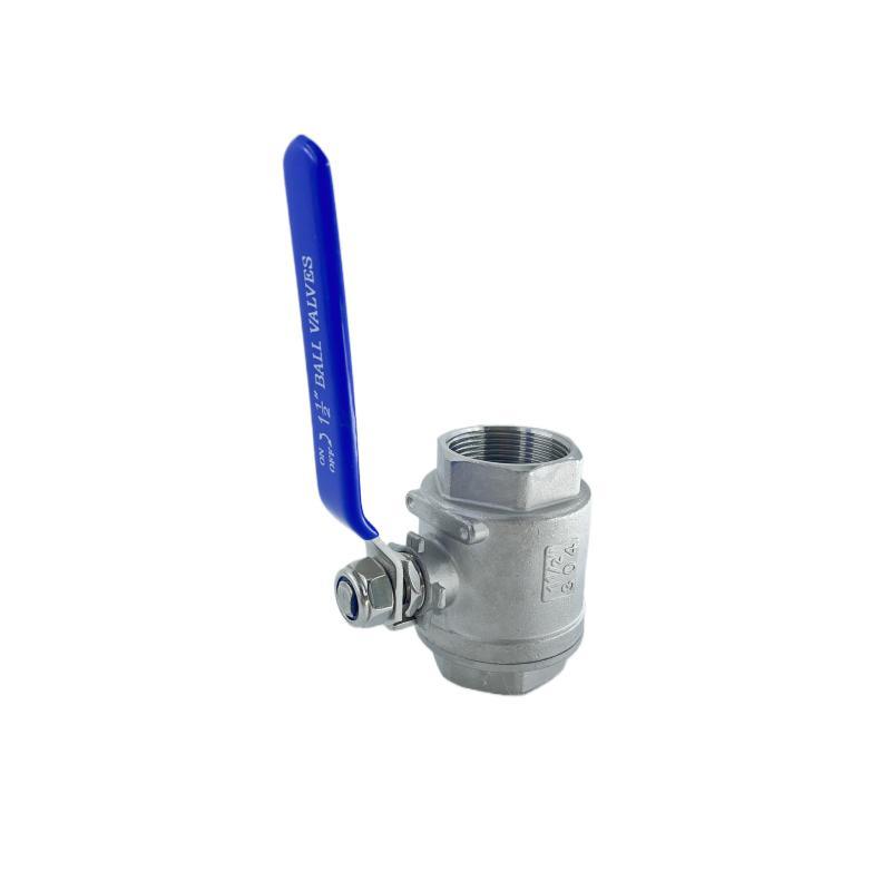Stainless Steel Two-Piece Ball Valves Are Available in 201/304/316/Wcb Specifications