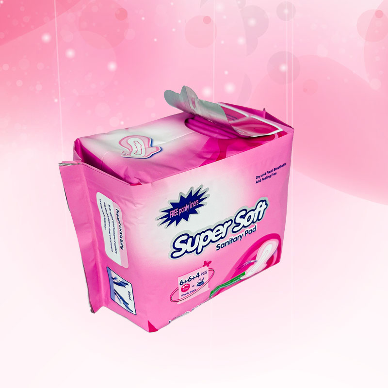 Female Disposable Highly Absorbent Cotton Carefree Sanitary Pads for Women Girl