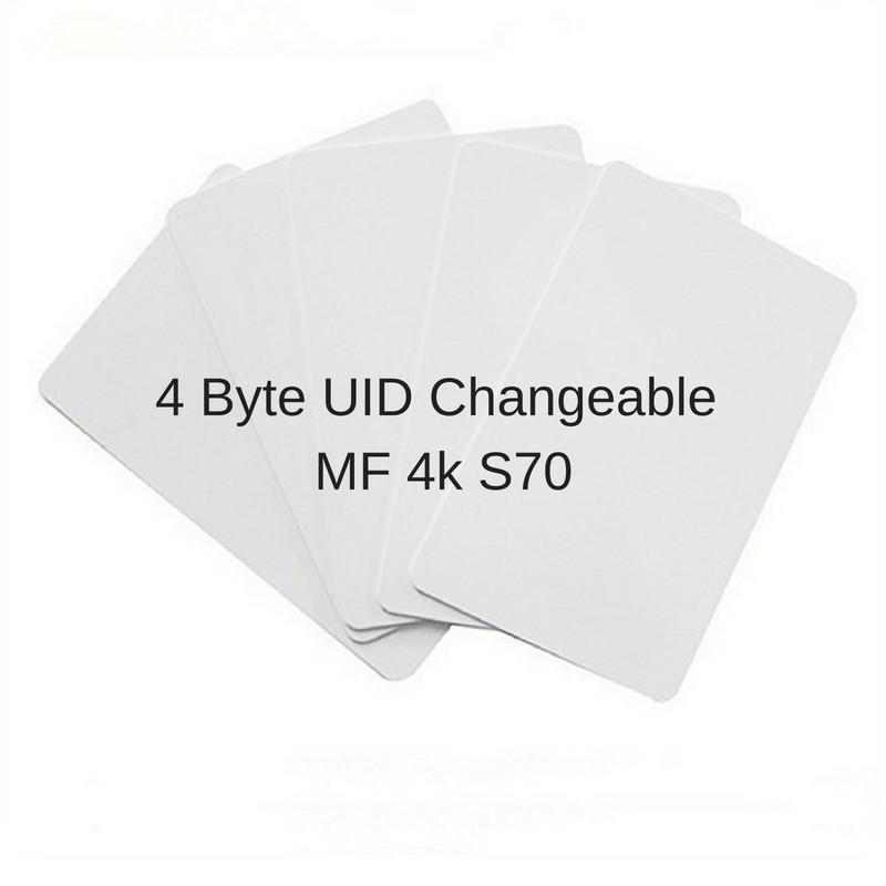 ISO14443A Uid Changeable RFID Smart Card 13.56mhz Access Control PVC Card