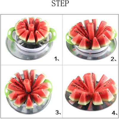 Multifunctional Stainless Steel Handheld Round Divider For Watermelon Fruits