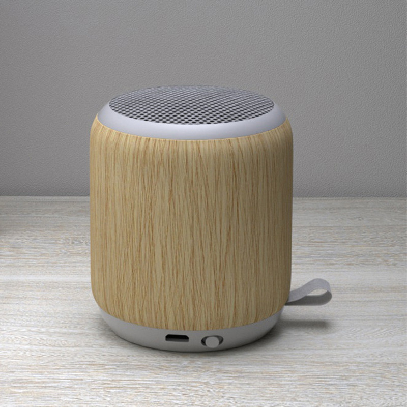 Mini Bamboo Wireless Bluetooth Speaker Portable Simple Small Ipx4 Waterproof