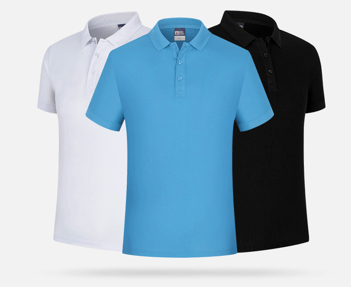 Luxury Sublimation Polo T Shirt for Custom Office Uniforms in Plus Size Knitted Cotton