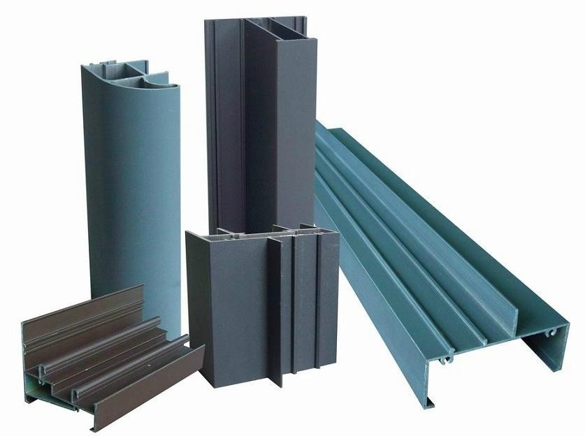 6063 Double Glazed Curtain Wall Facade Aluminum Curtain Wall Extrusions