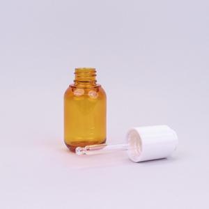  Amber PETG Plastic Eye Dropper Bottles 30ml With White Dropper For Hair Serums Manufactures