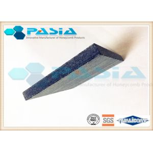 Fuding Black Basalt Type Honeycomb Stone Panels With Edge Open Flamed Surface