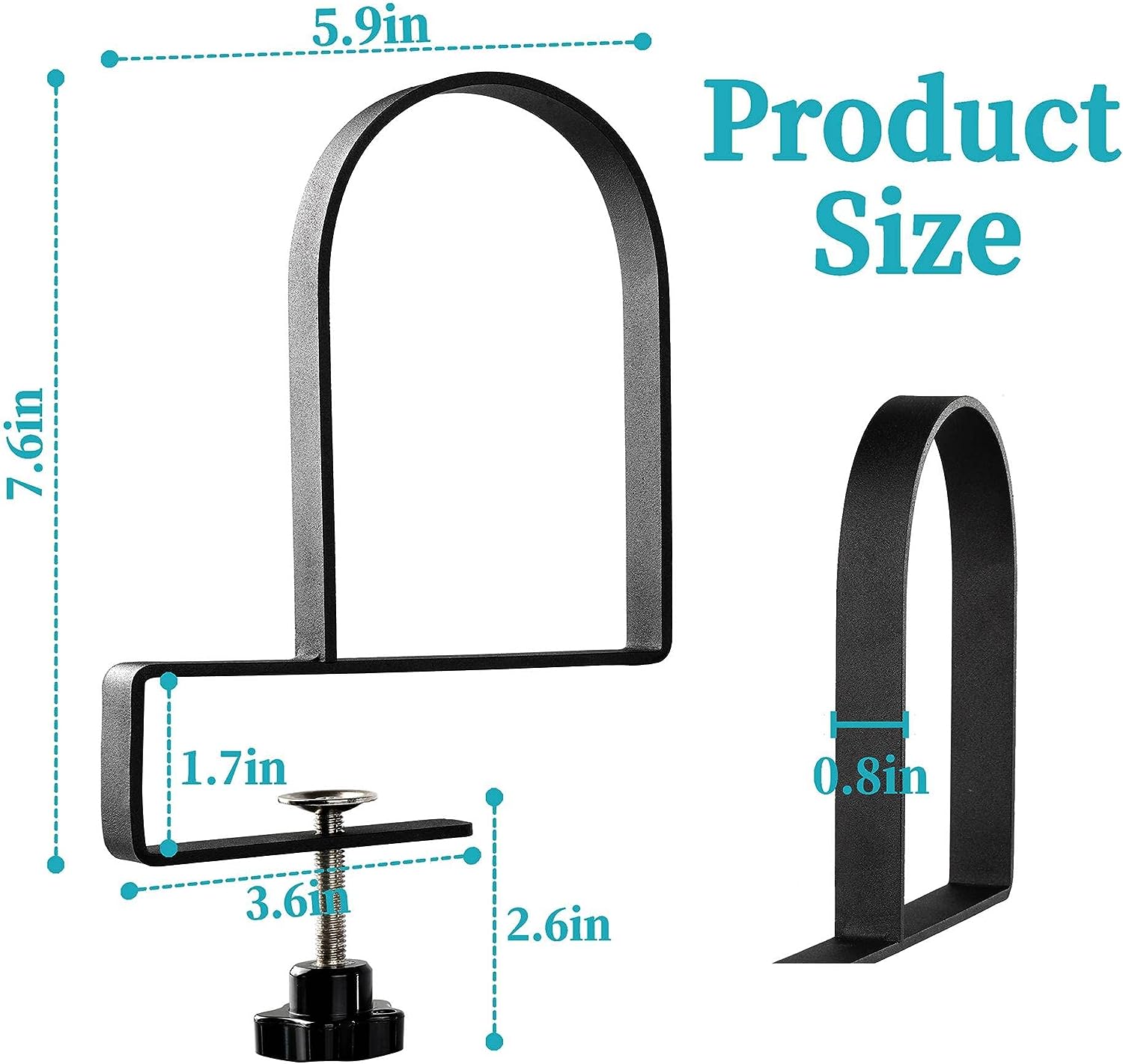 Triangle Bracket Floating Shelves Adjustable Book Ends for Heavy Duty Book Storage