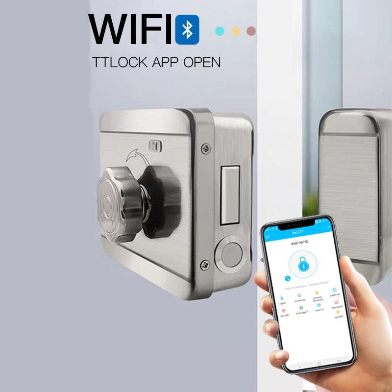 Electric Waterproof Bluetooth Deadbolt Keyless Smart WIFI Door Lock
