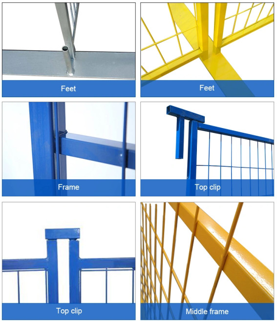 Canada Standard security 6x10 Feet Temp Construction Fence