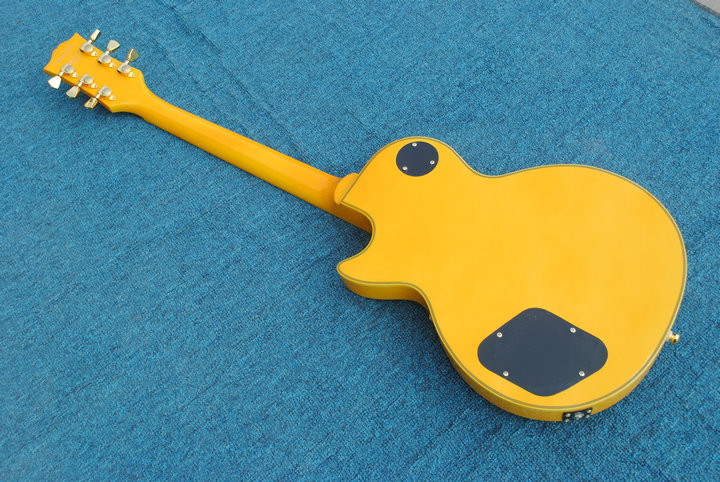 Dark yellow LP Custom Electric Guitar, lp guitar direct from factory All color are Available, Some countries Free Shippi