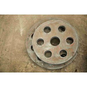 Embedded Punching Laser Cutting Steel Plate For Building Material SGS Approval