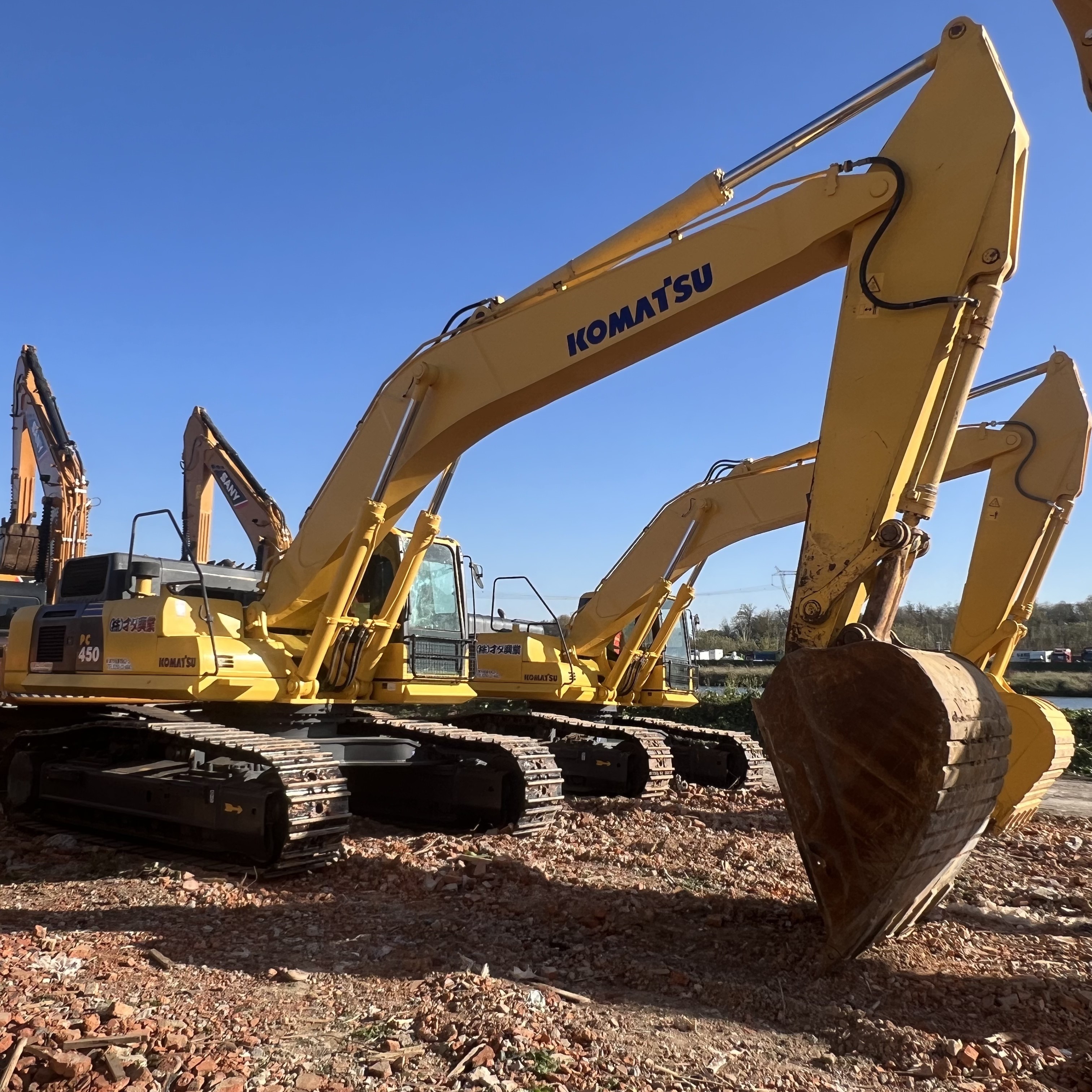 Used Komatsu PC450-8 Excavator Second Hand 40tons 45tons Digger For Mining Site Construction Machinery