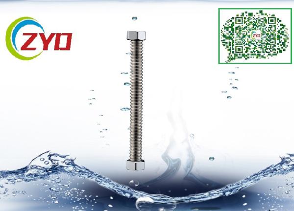 Reliable Convoluted Stainless Steel Tubing , Convenient Corrugated Flexible
