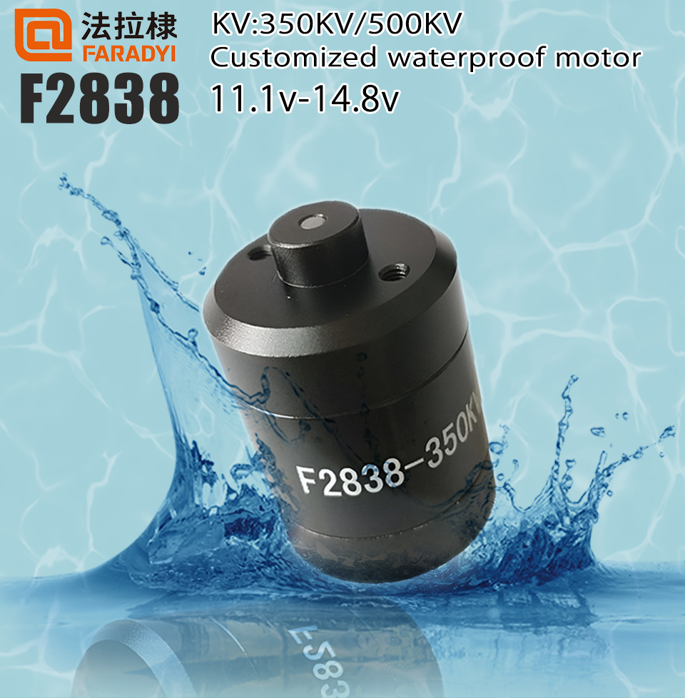 Faradyi DC Waterproof Motor 28mm 350KV 500KV 3000RPM 5000RPM With Clockwise and Counter Clockwise Propeller For Toy Model