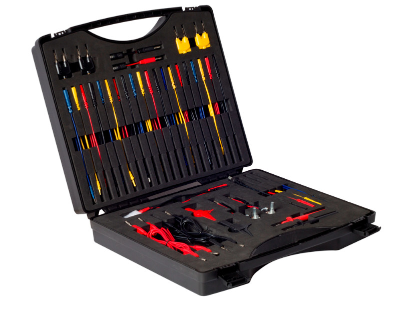 Automotive Circuit Tester Lead Kit 92PCS Test Aids Electrical Terminal Kit Auto Diagnostic Tools Wire Adapter Cables Set