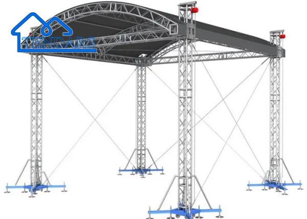 Free Combination Aluminum Alloy Event Concert Stage Truss Curved Roof Rounded