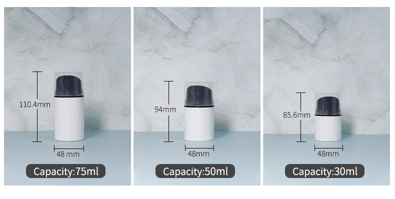 PP Mini Cosmetic Bottles Customized Empty Airless Pump Bottle For Skincare