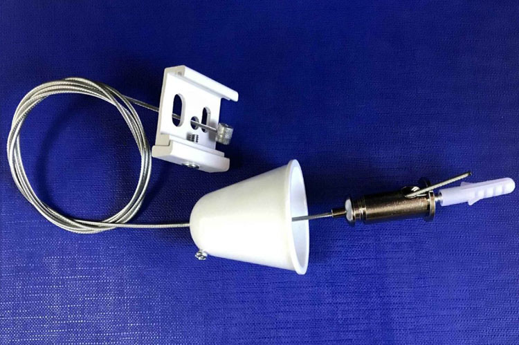 LED Linear Trunking Suspension Kit Lighting System Wire Hanging Fixtures