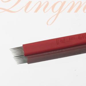  Medical Stainless Steel+copper Sterilized Harmless Permanent Makeup Needles , Shading Tattoo Needles Manufactures