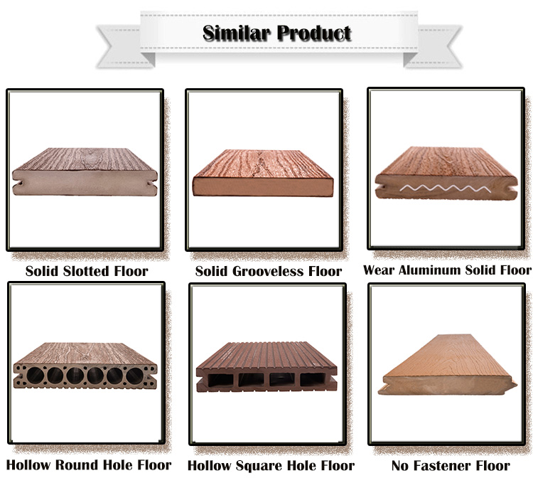 Advanced Engineering Outdoor PVC Garden Flooring Extruded Timber Elastic Composite Decking