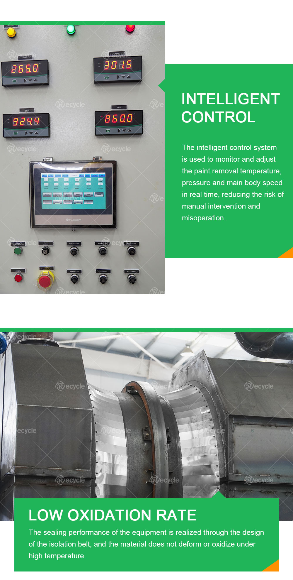 Aluminum Cans Paint Removal Machine Continuous UBC Decoating Equipment