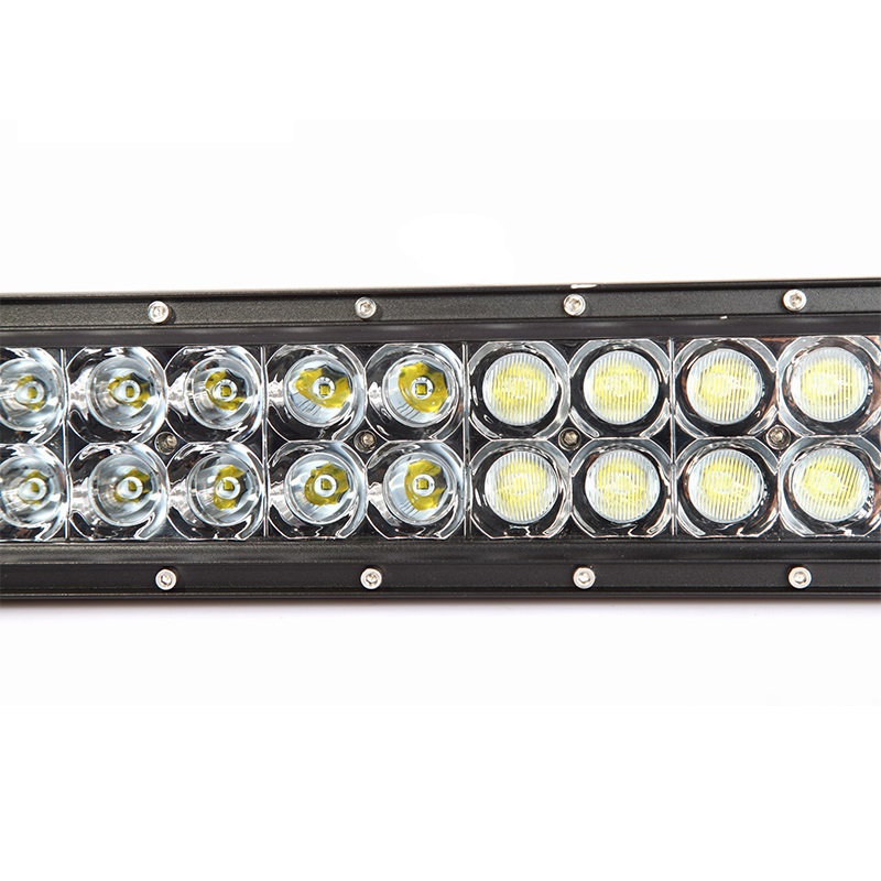 288W 3D 96pcs Waterproof Light Bar , 24480LM Curved LED Light Bar