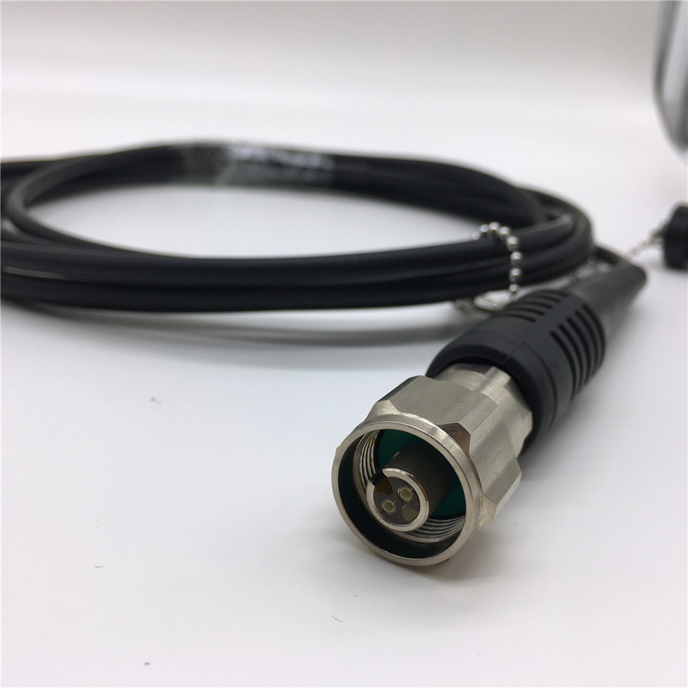 ODC to LC Fiber Patch Cord Dust Proof , 2 Core Armoured Fiber Optic patch cable Gyfjh
