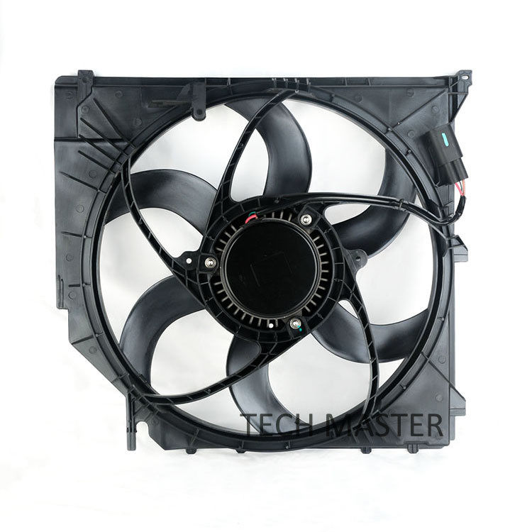 400W Radiator Cooling Fan Assembly For E83 BMW Electric Engine Cooling Radiator Fan 17113452509 17113414008 17113401056