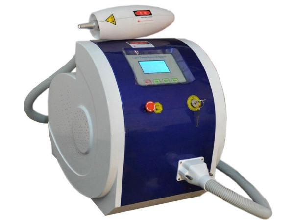 color free Q Switch Nd Yag Laser Tattoo Removal machine with Carbob skin