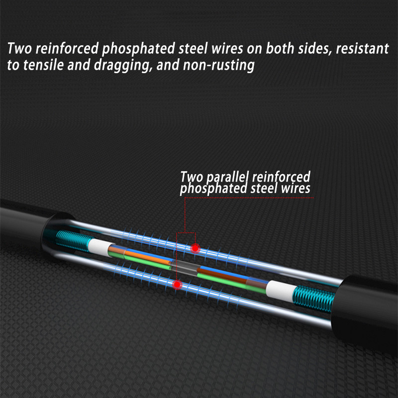 Multi Mode PBT Loose Tube Steel Wire Reinforcing GYXTW