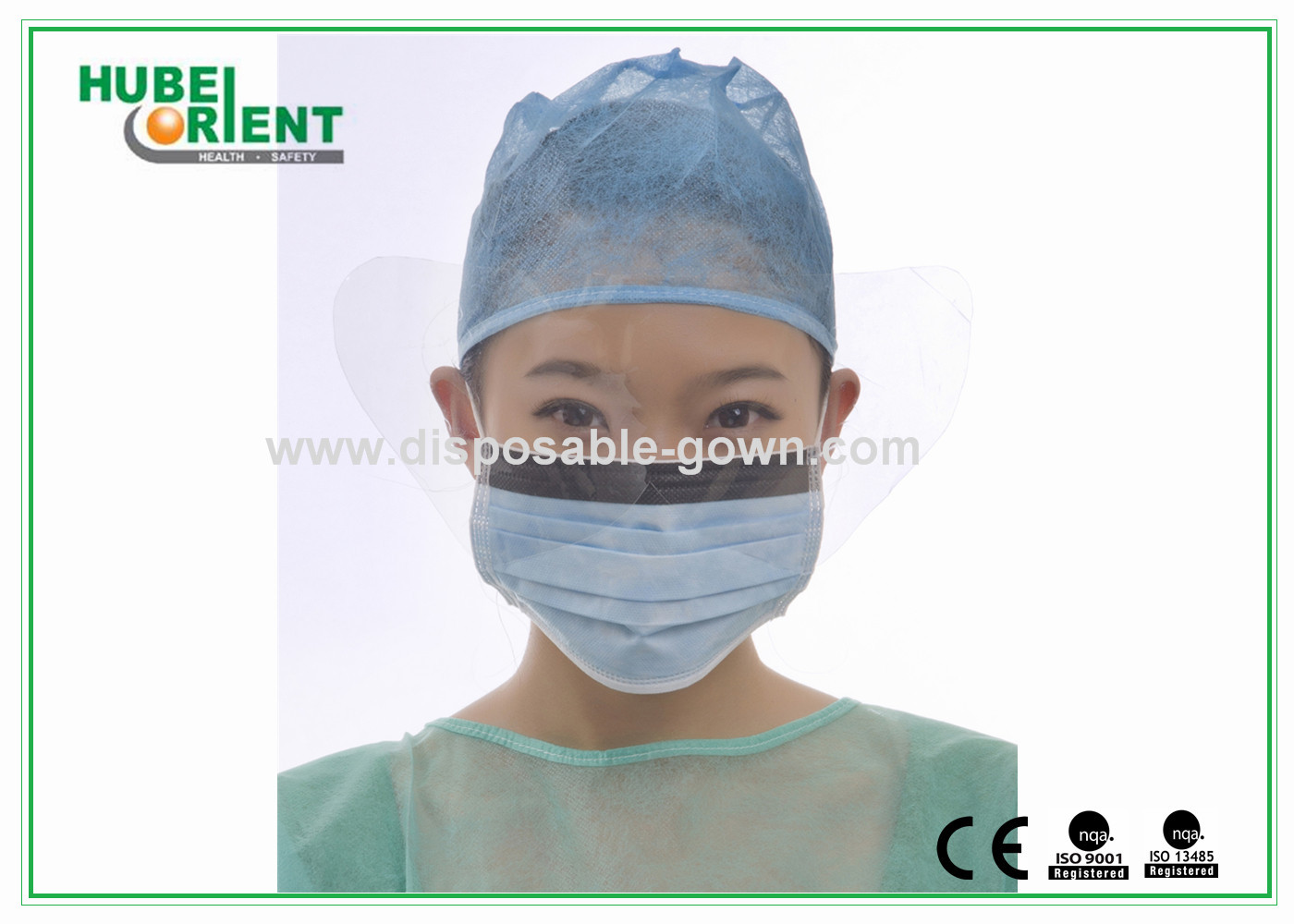 Disposable Non Woven Face Mask With Anti Fog Visor