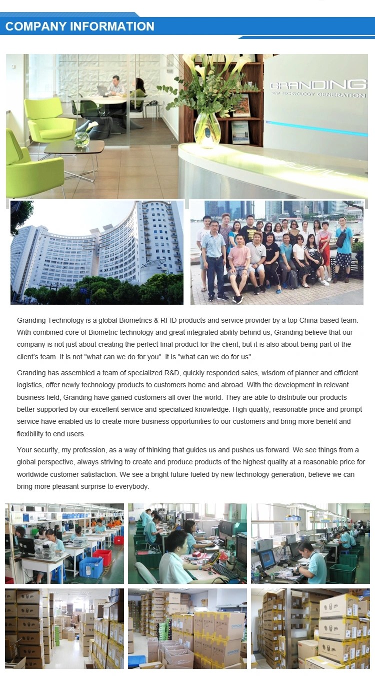 Portable Offsite Rfid Biometric Attendance System 3.5 Inch TFT Display