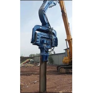 Flexible Control Sheet Pile Driving Machine High Construction Efficiency